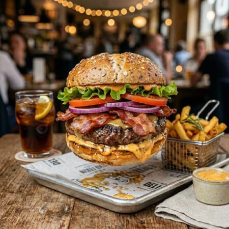 Menu BB big bacon burger