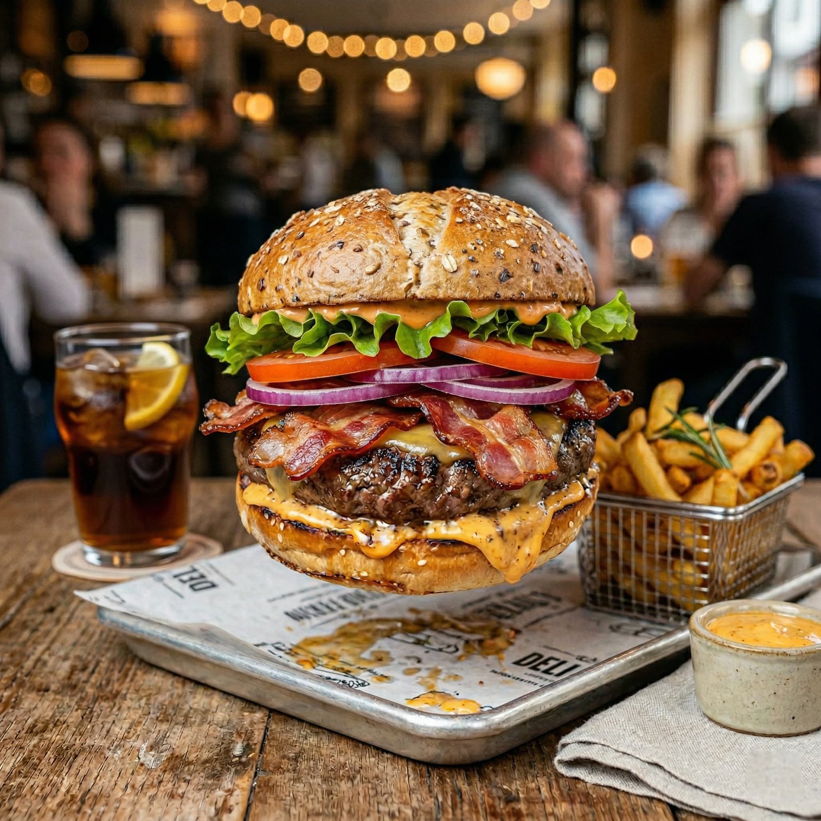 Menu BB big bacon burger