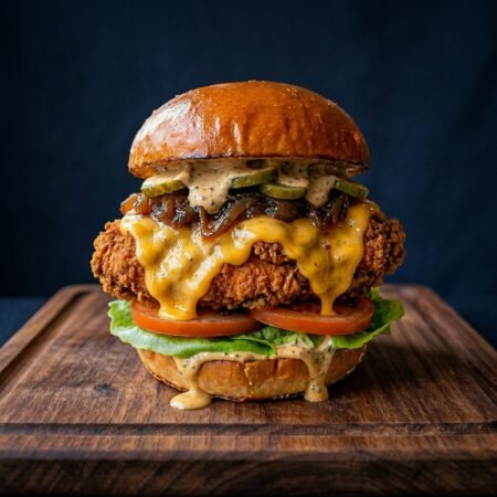 BB chicken burger