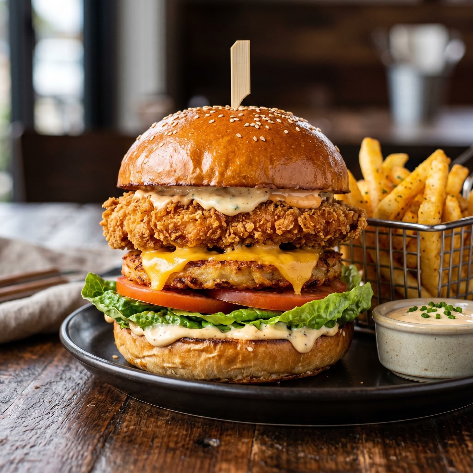 MENU BB Chicken baps