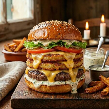 Menu BB mega hot burger