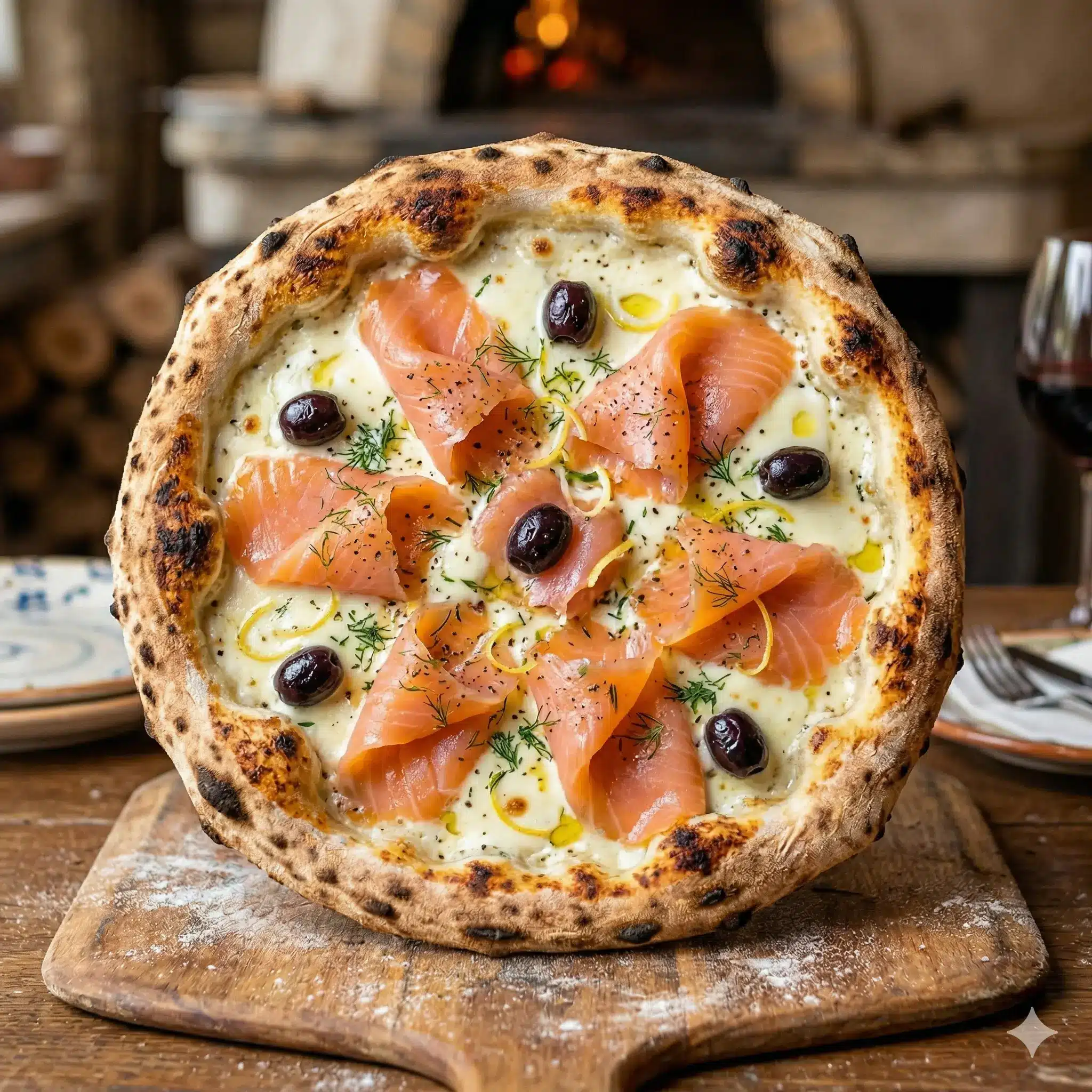 Pizza Saumon
